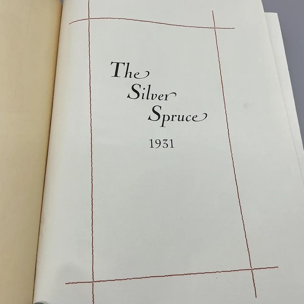 Vintage 1931‎ The Silver Spruce Colorado Agricultural College Yearbook Hardcover